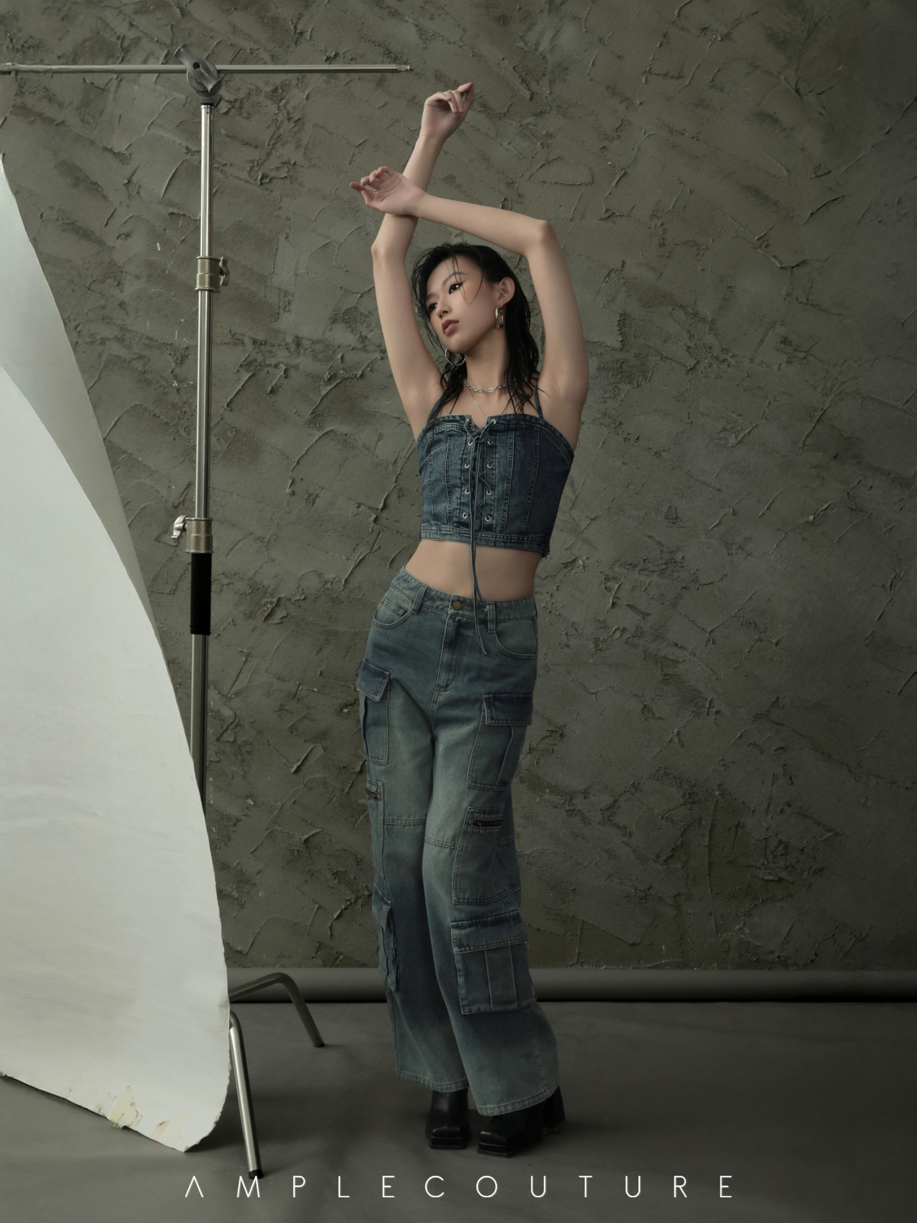 Denim Hottie Style Top AC838