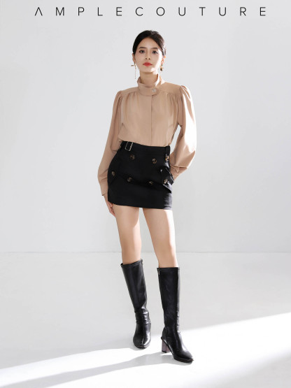 Long Sleeve Front Button Jacket AC844