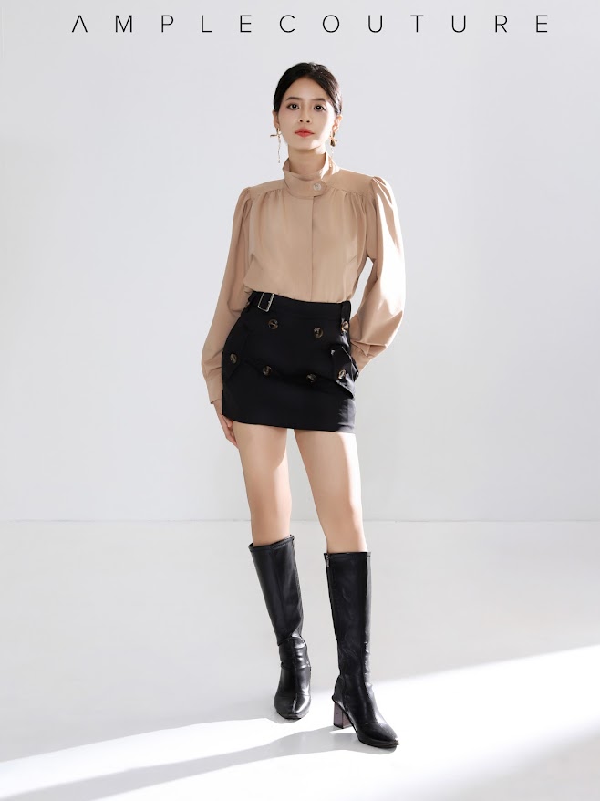 Side Pocket Skirt Pants AC580