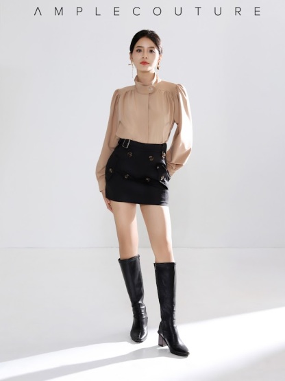 Side Pocket Skirt Pants AC580