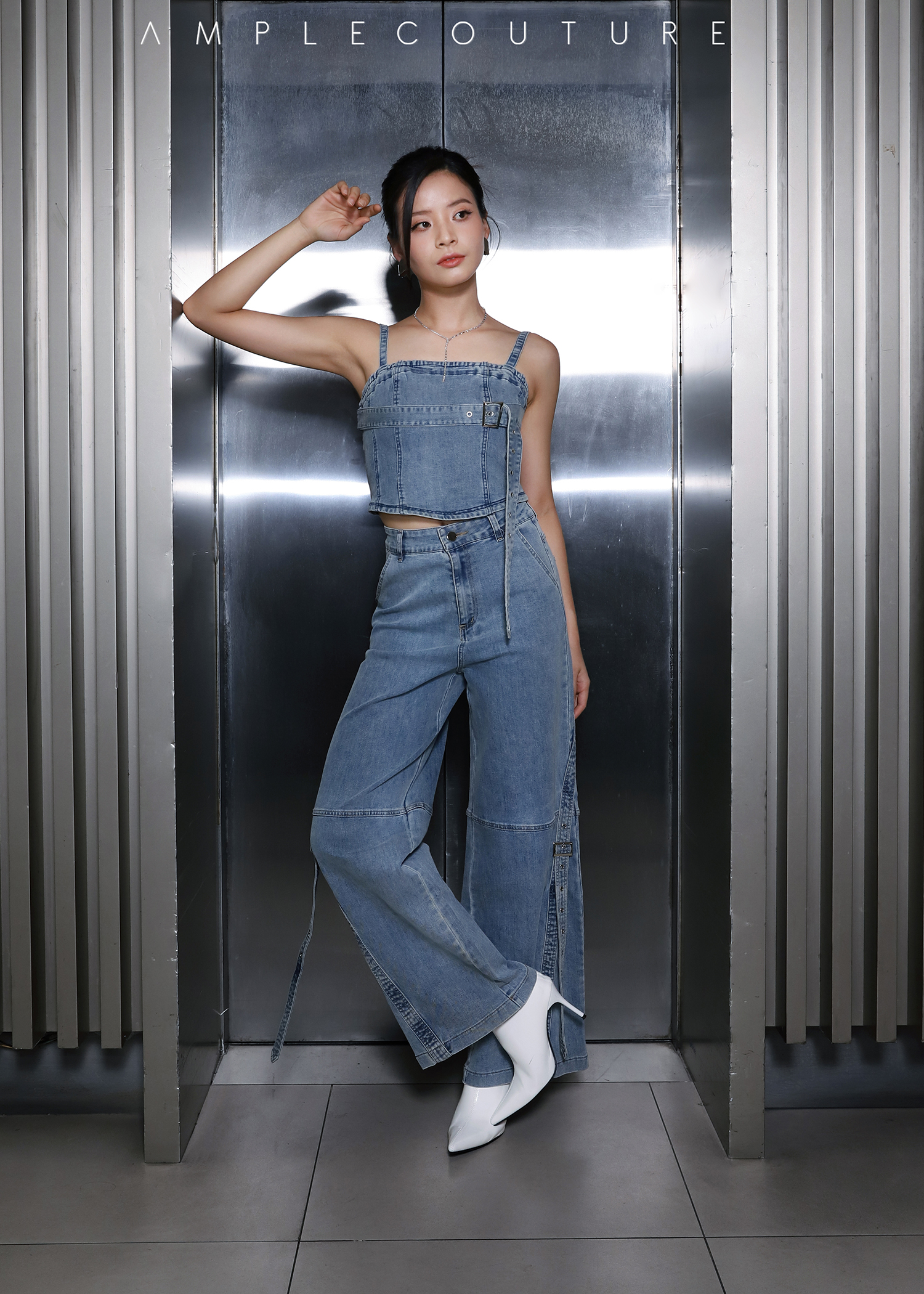 Denim Long Pants AC846