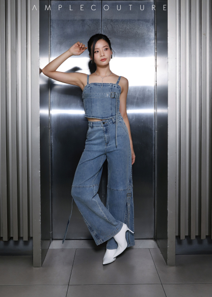 Denim Long Pants AC846
