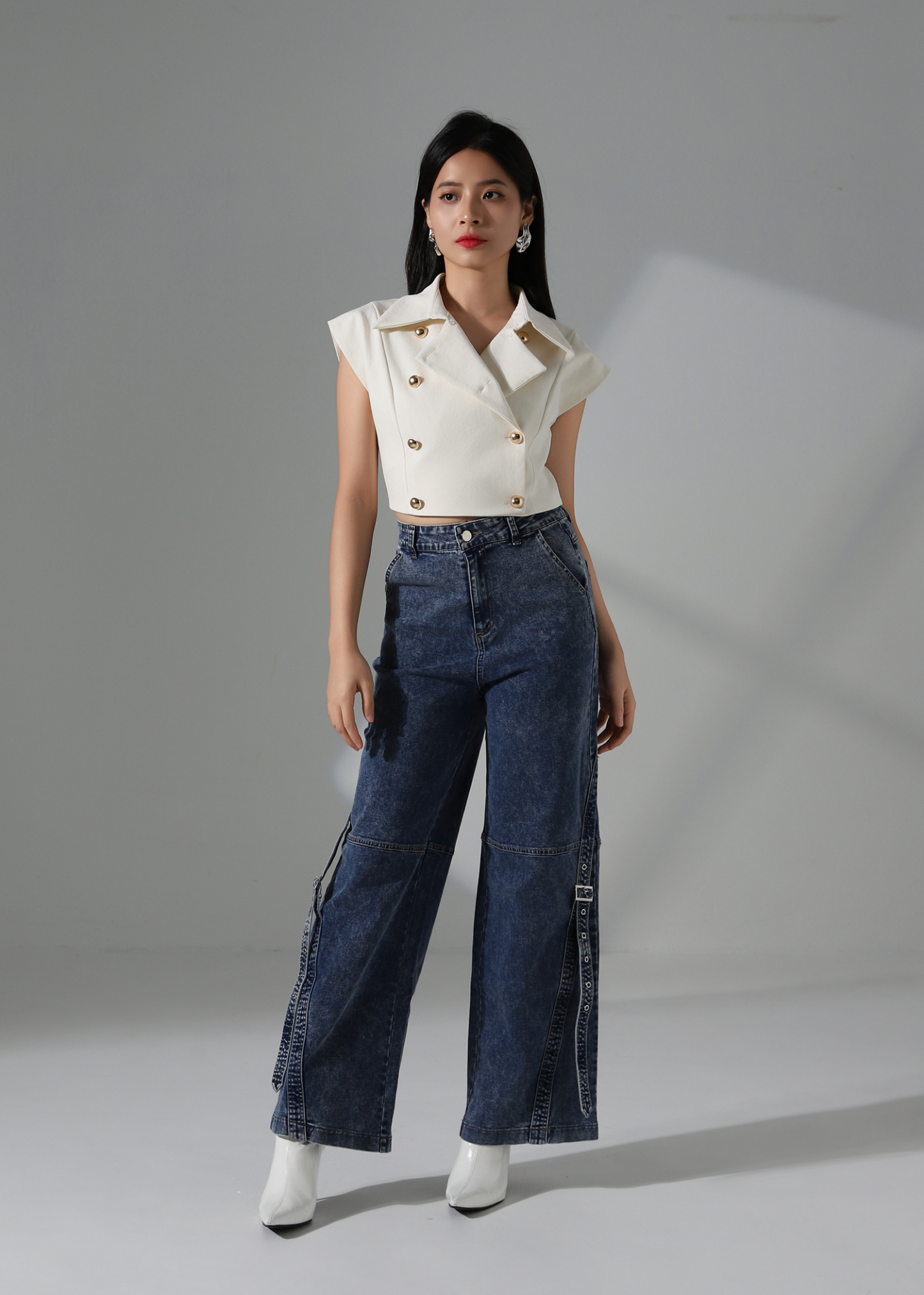 Denim Long Pants AC846