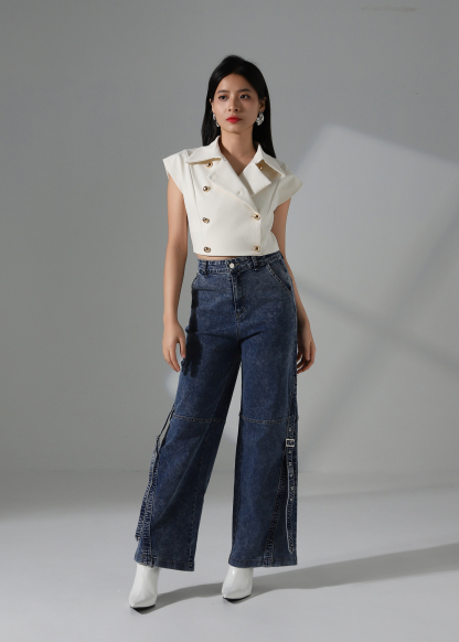 Denim Long Pants AC846