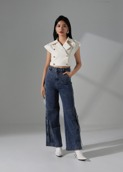 Denim Long Pants AC846