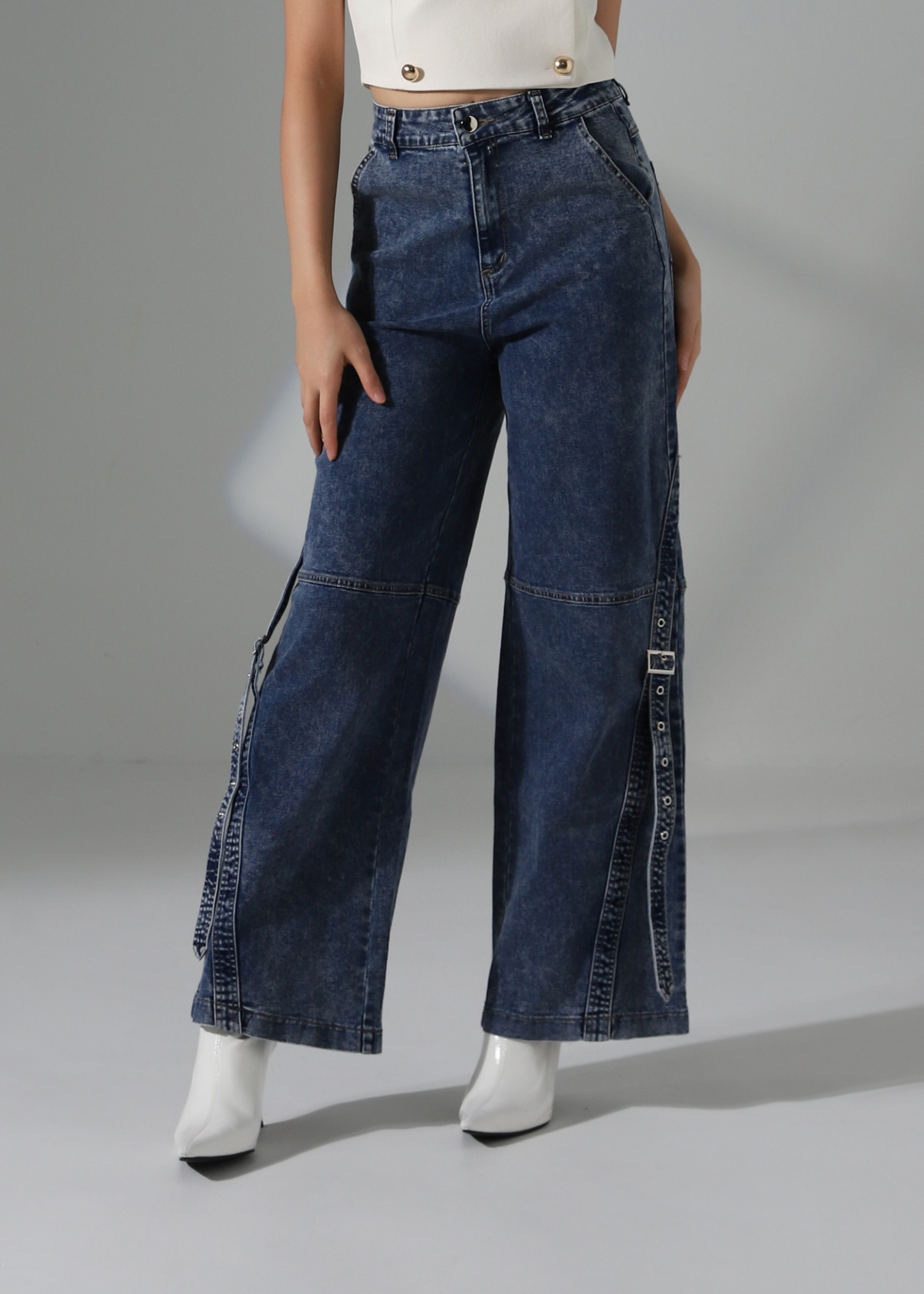 Denim Long Pants AC846