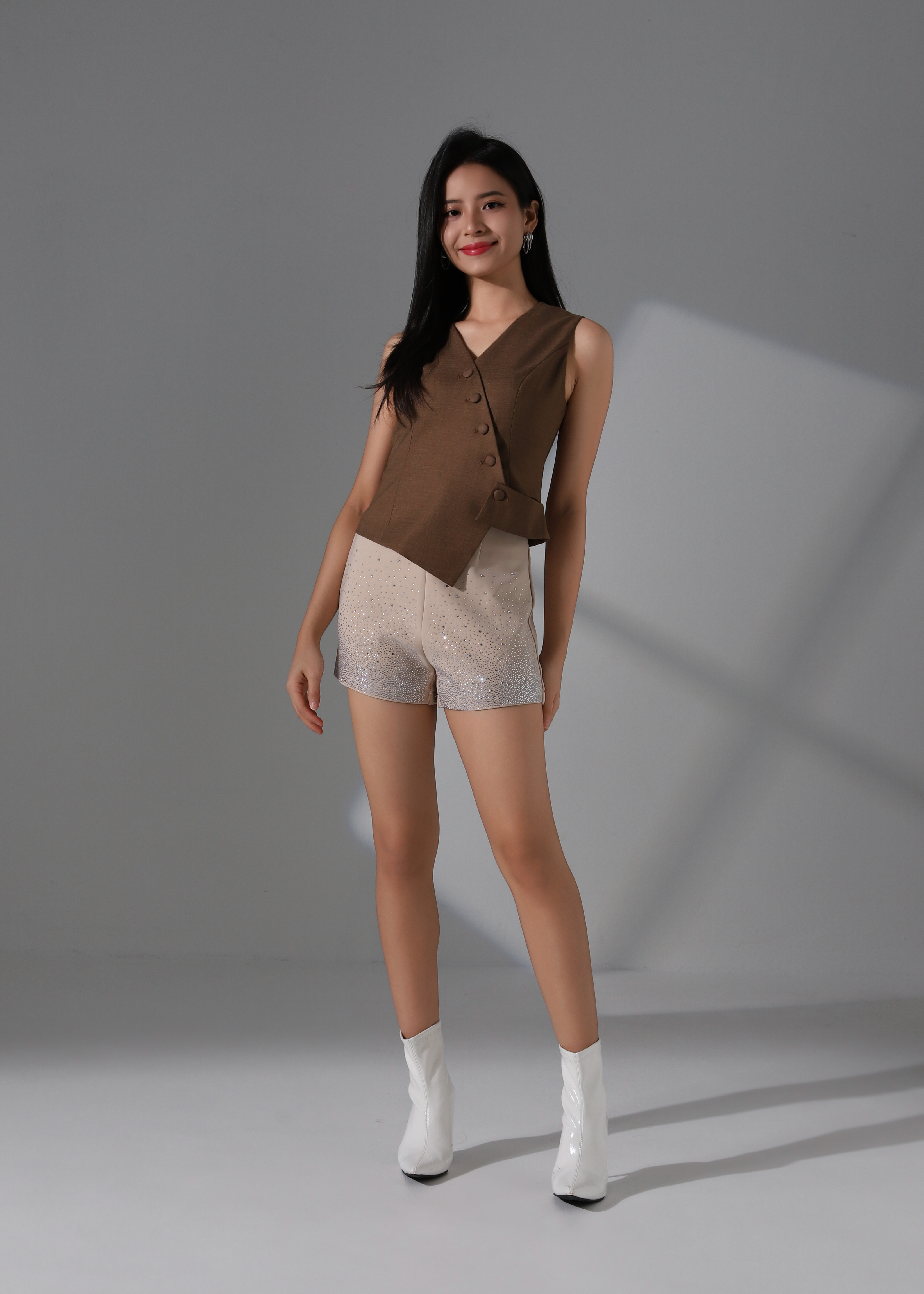 High Waist Bling Short Pants AC870