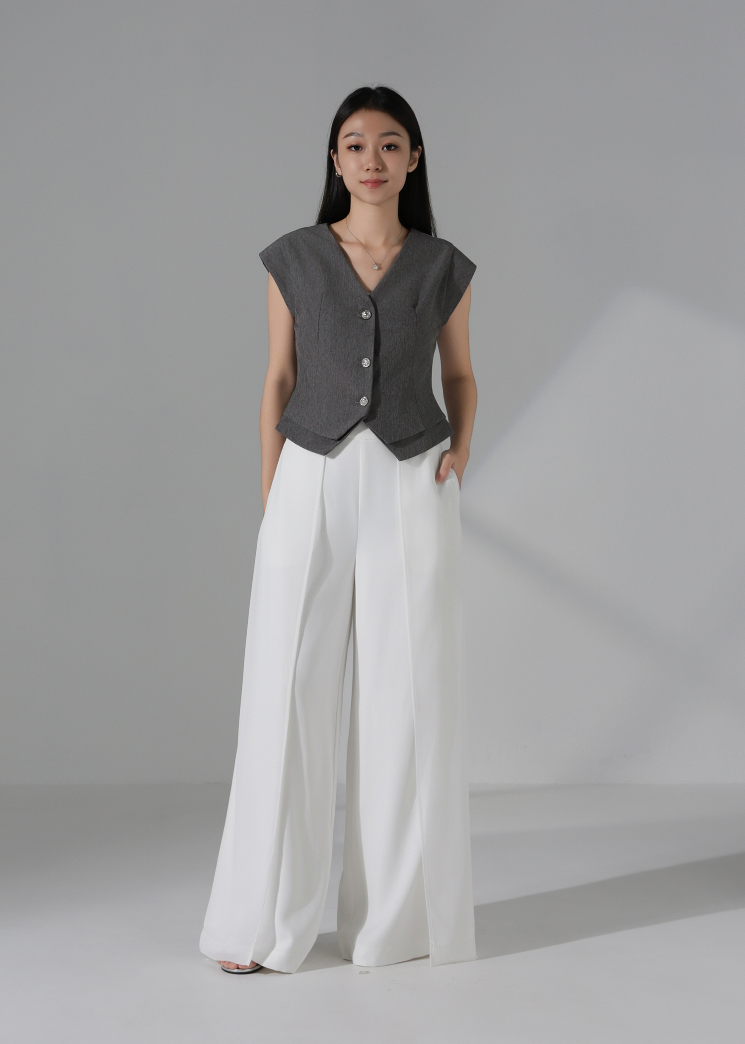Elegant Wear Cap Sleeve Top AC874