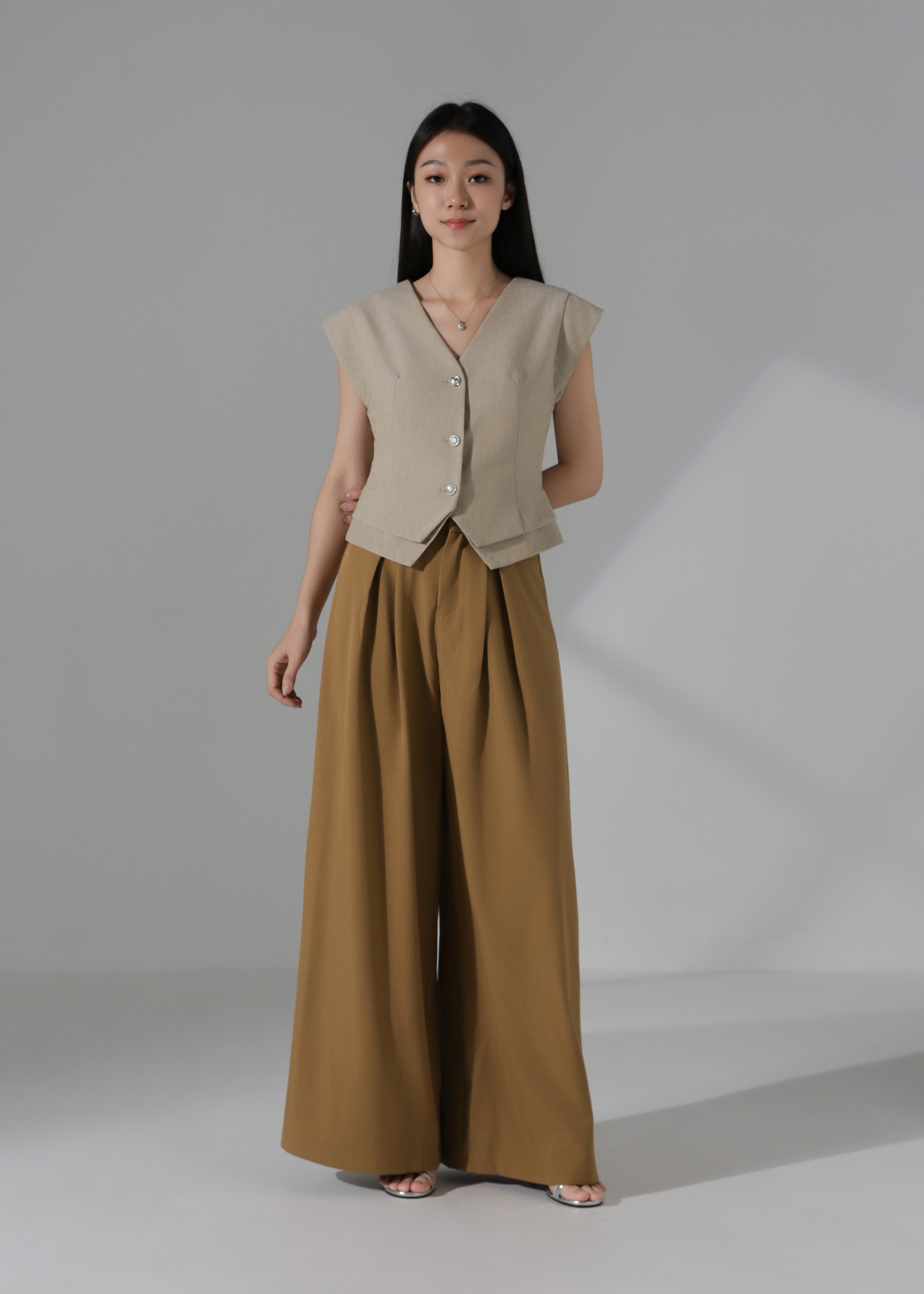 Elegant Wear Cap Sleeve Top AC874