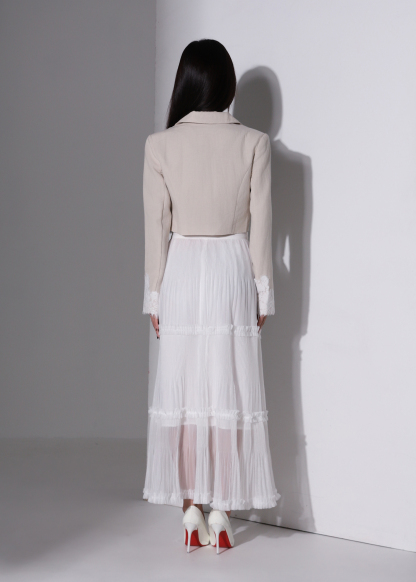 With Lace Blazer AC876