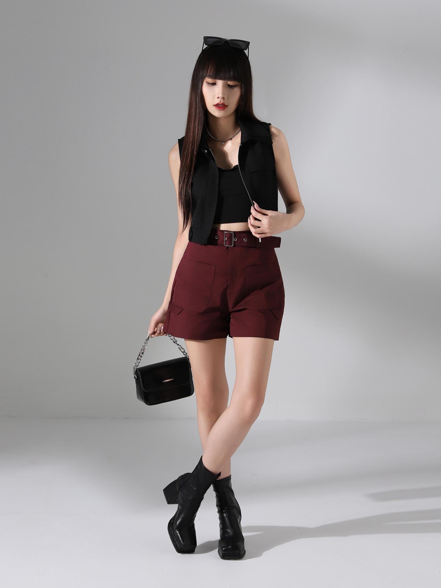 High Waist Short Pants AC571
