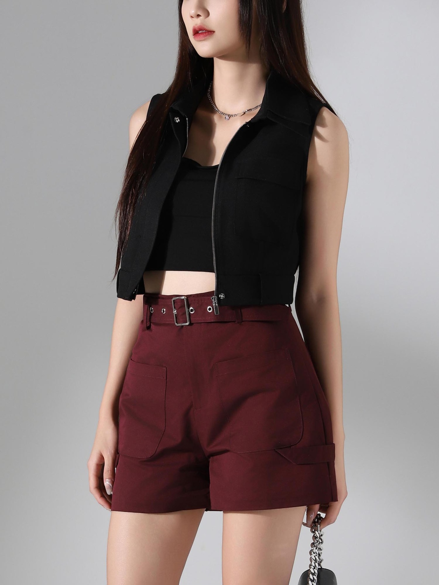High Waist Short Pants AC571