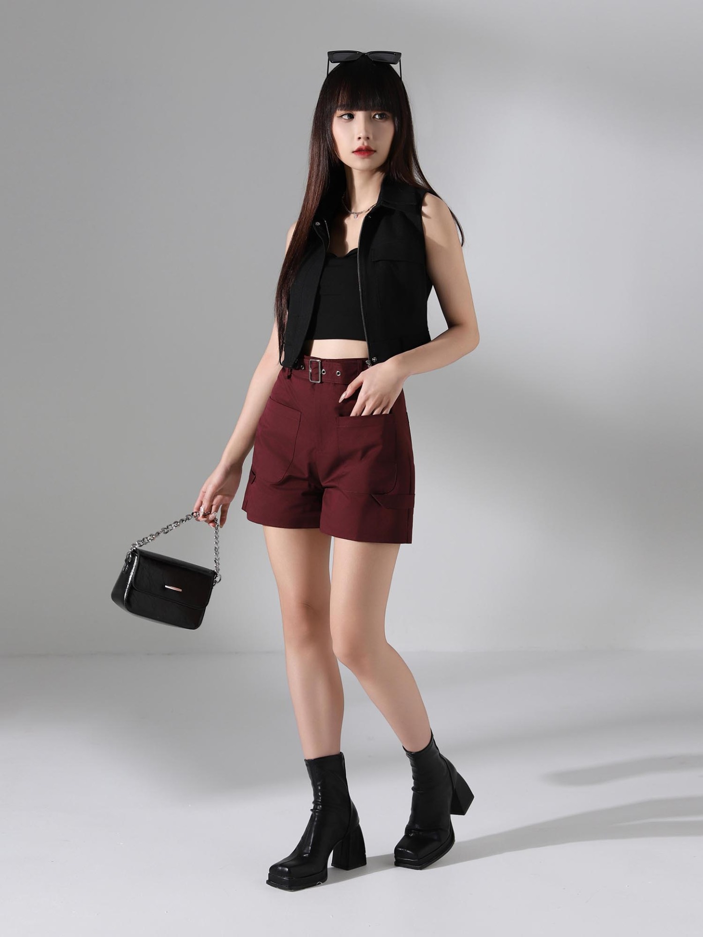 High Waist Short Pants AC571
