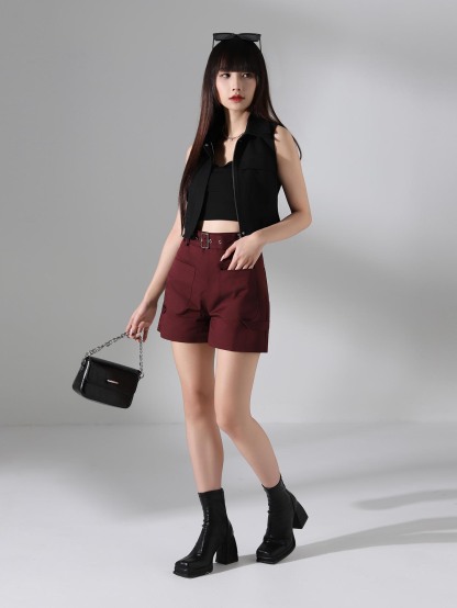High Waist Short Pants AC571