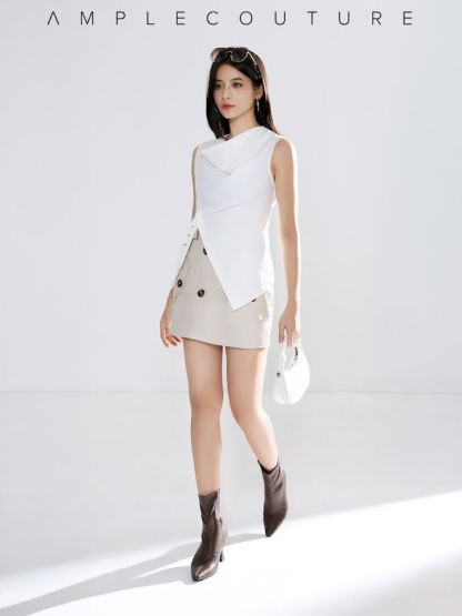 Side Pocket Skirt Pants AC580