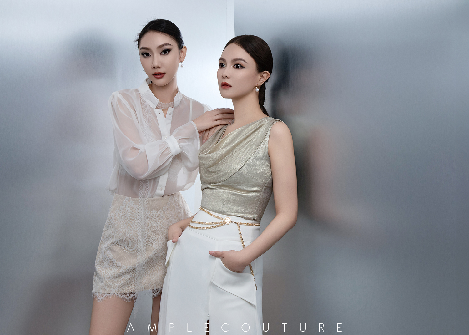 High Waist A Line Skirt AC451