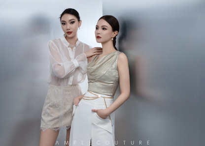 High Waist A Line Skirt AC451