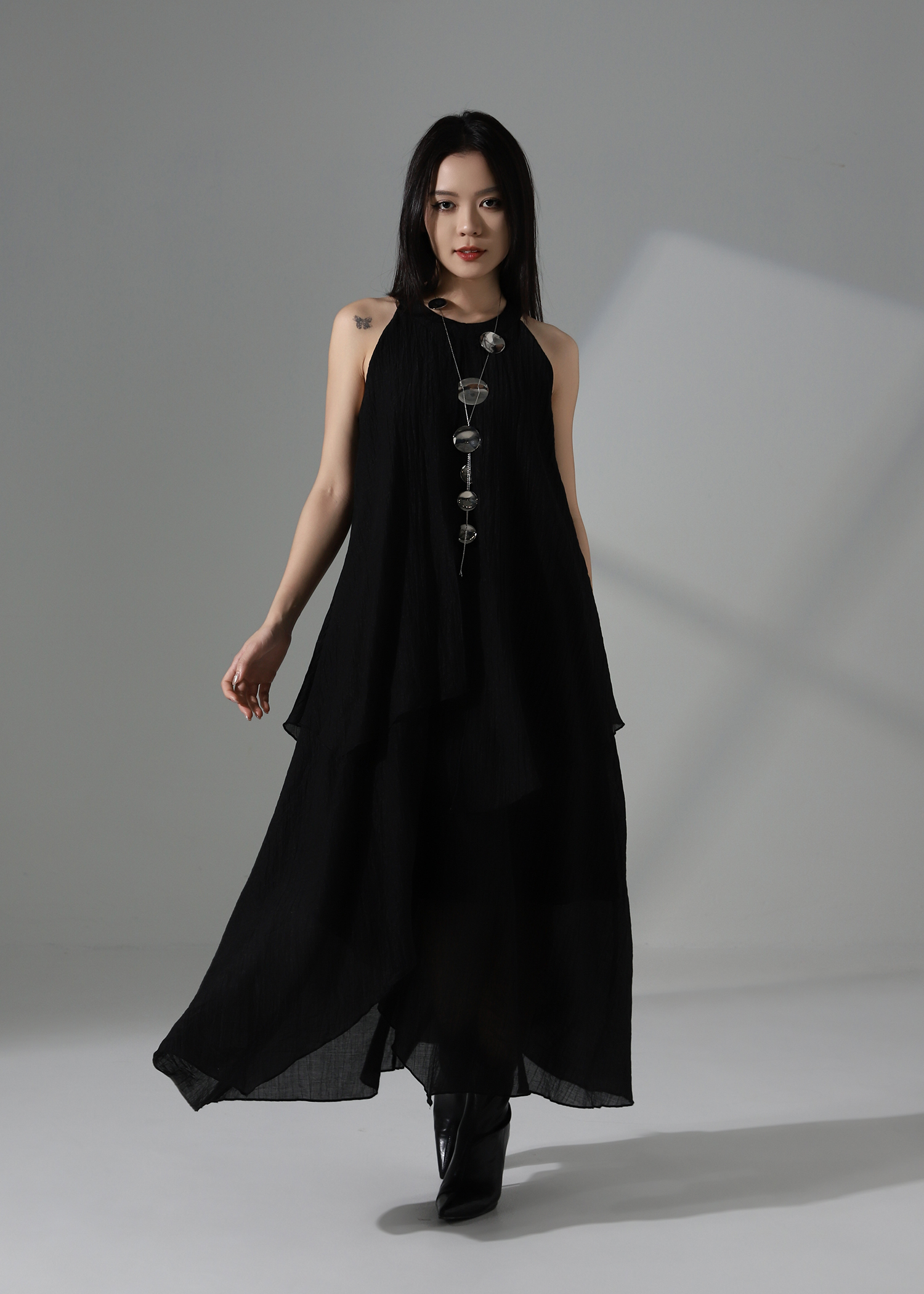 Vacation Tiered Flowy Dress AC935