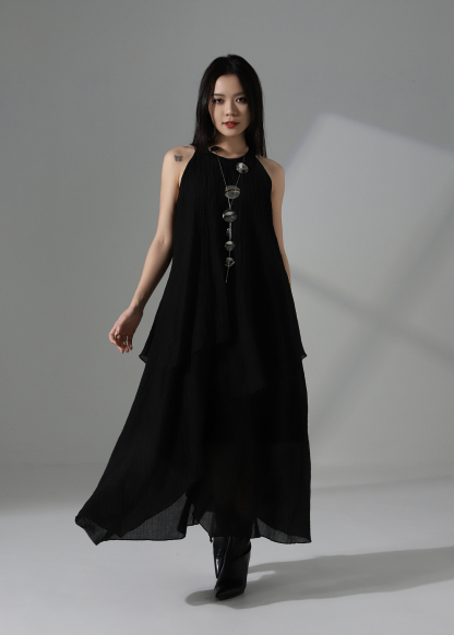 Vacation Tiered Flowy Dress AC935