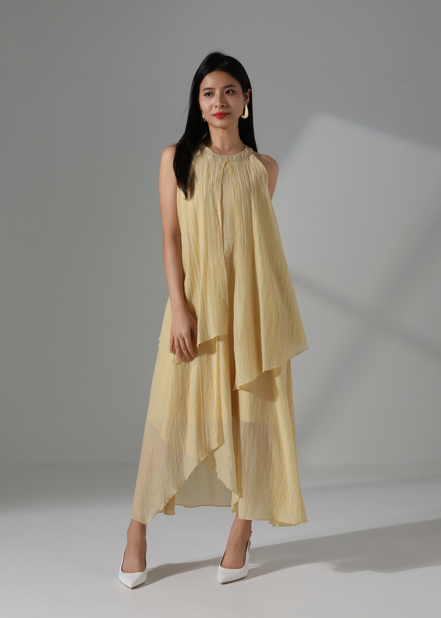 Vacation Tiered Flowy Dress AC935