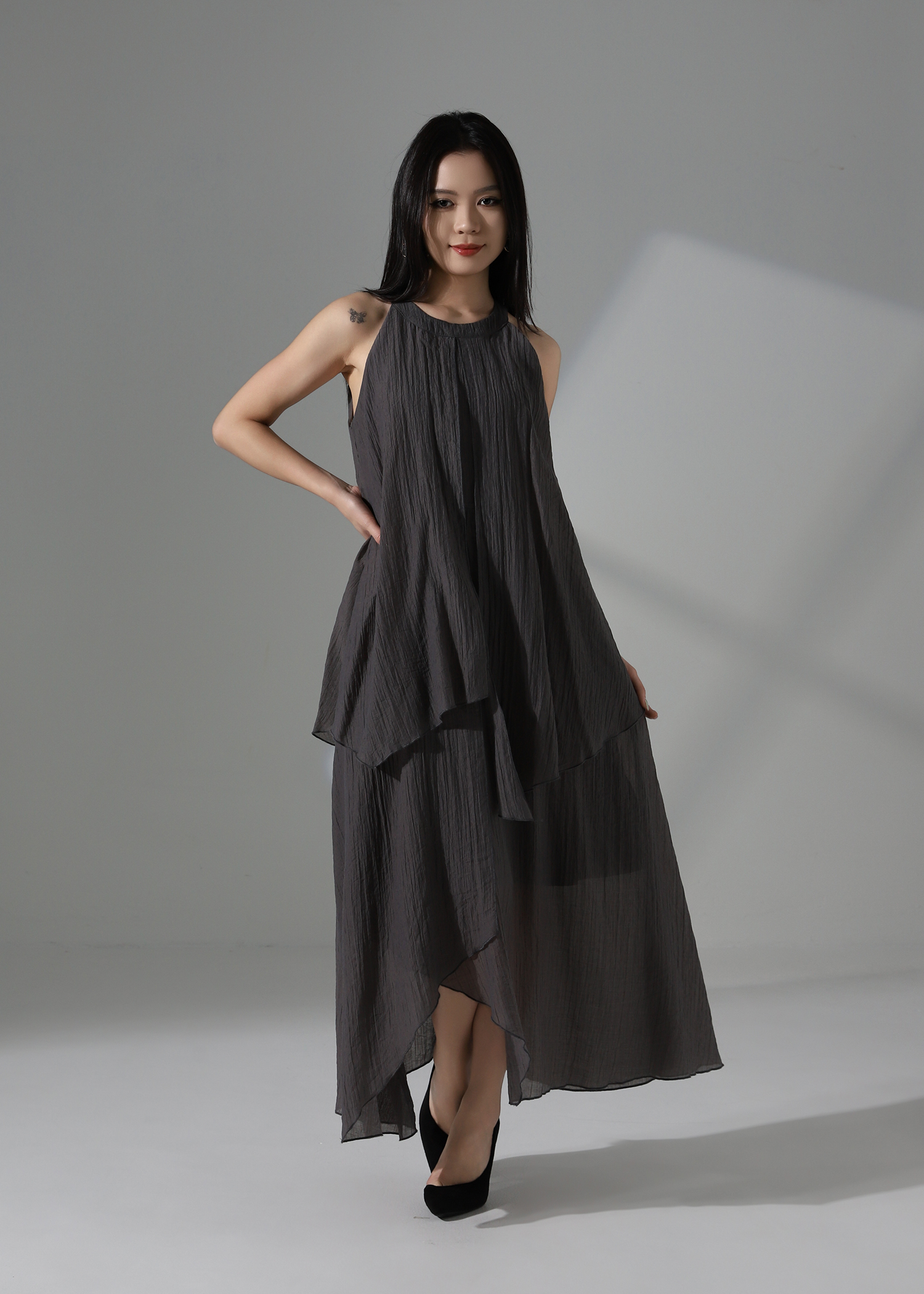 Vacation Tiered Flowy Dress AC935