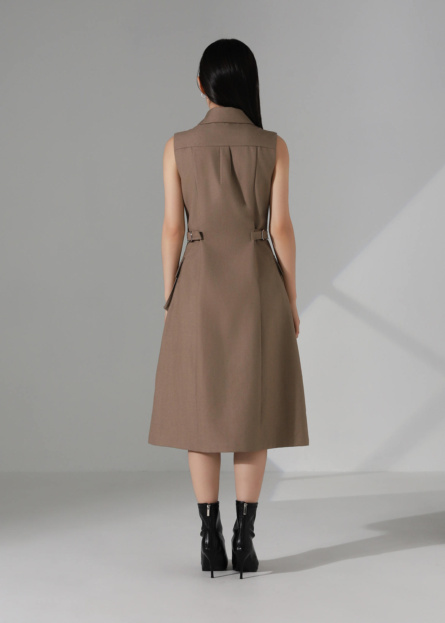 Sleeveless Trench Dress AC938