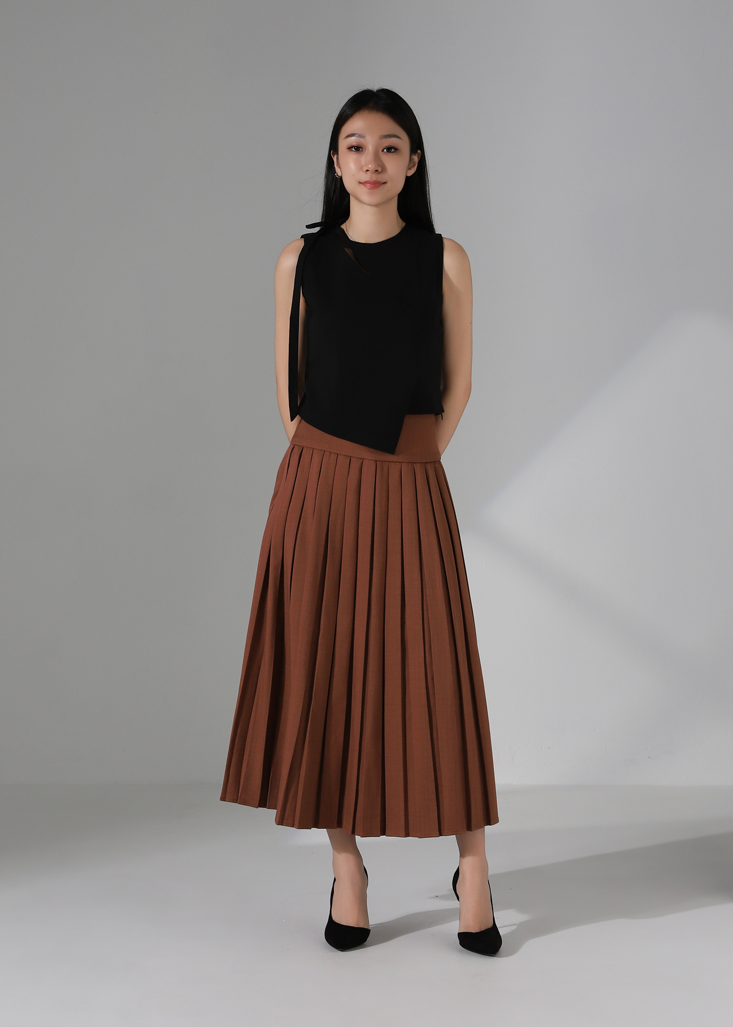 Elegant Wrap Vest with Side Tie AC939