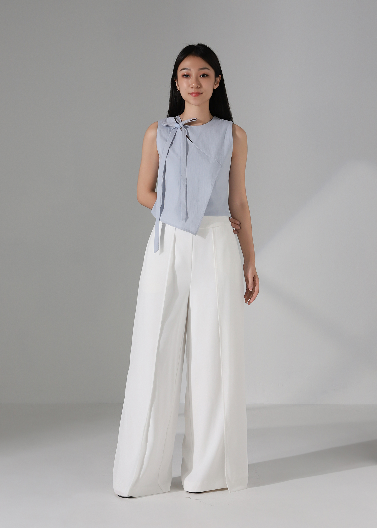 Elegant Wrap Vest with Side Tie AC939