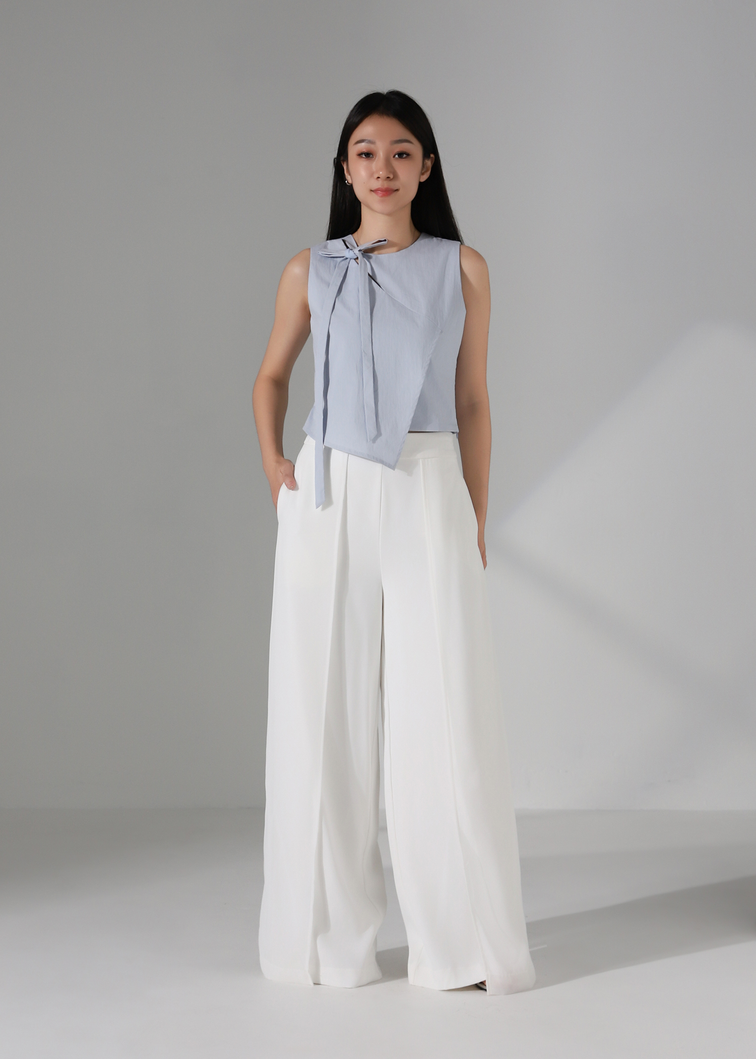 Elegant Wrap Vest with Side Tie AC939