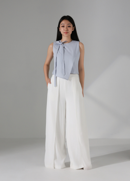 Elegant Wrap Vest with Side Tie AC939