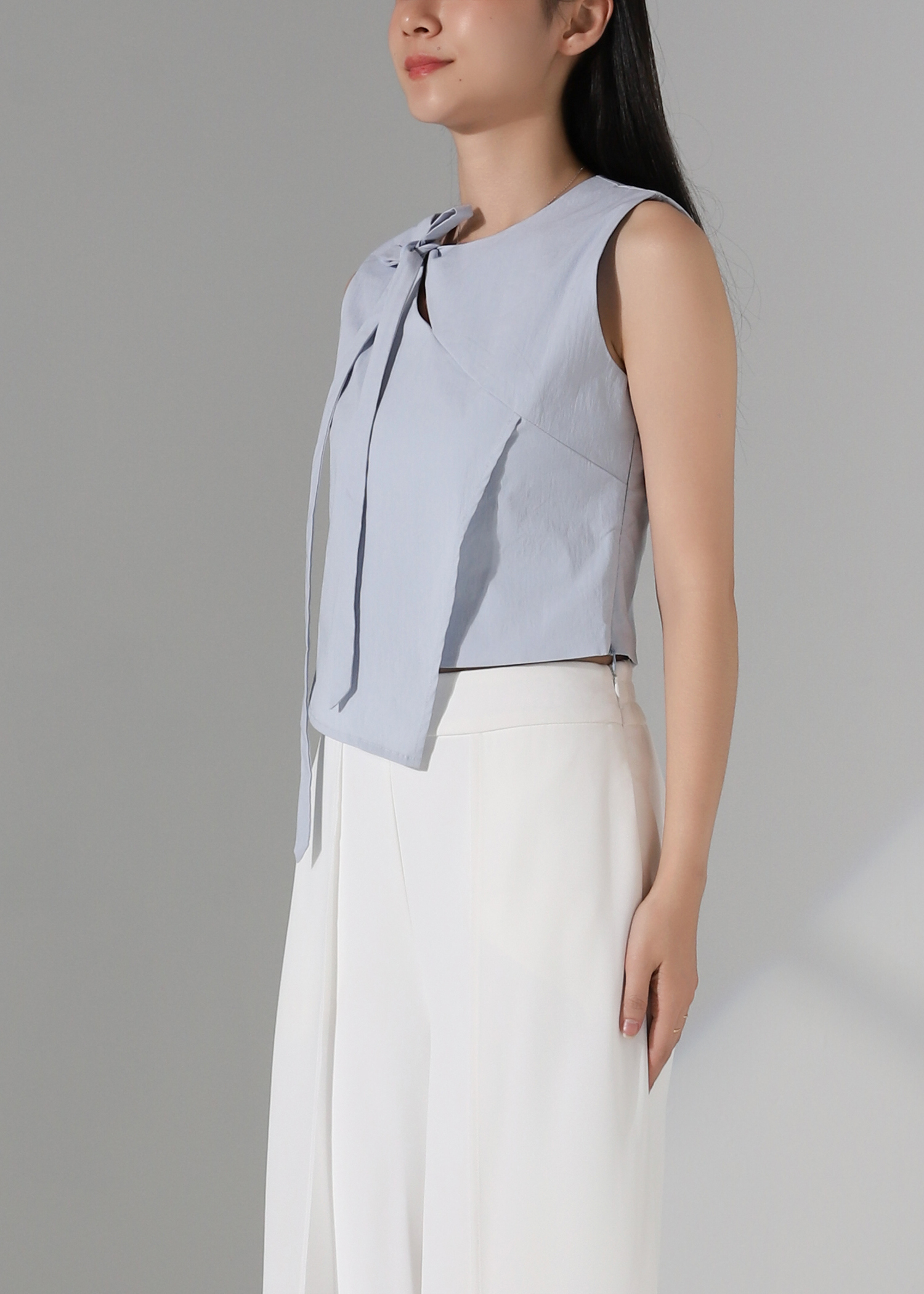 Elegant Wrap Vest with Side Tie AC939
