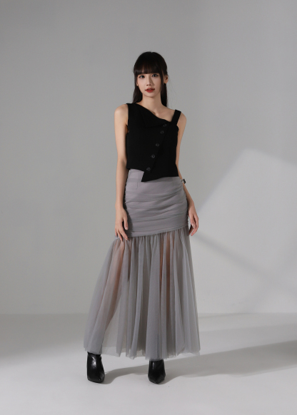 Asymmetrical One Shoulder Top AC940