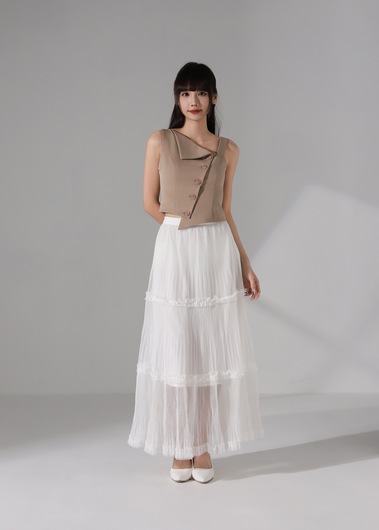Asymmetrical One Shoulder Top AC940