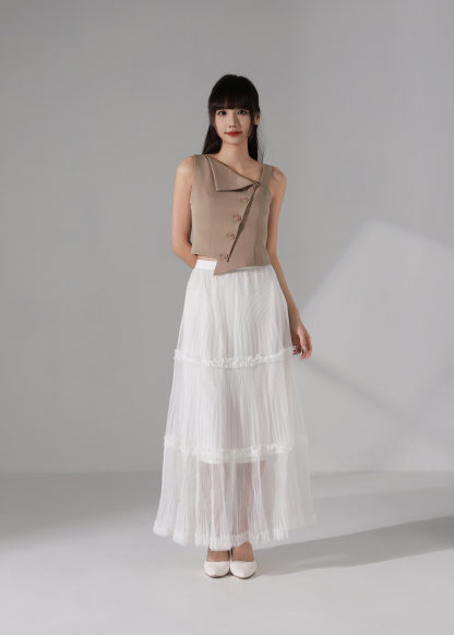 Asymmetrical One Shoulder Top AC940