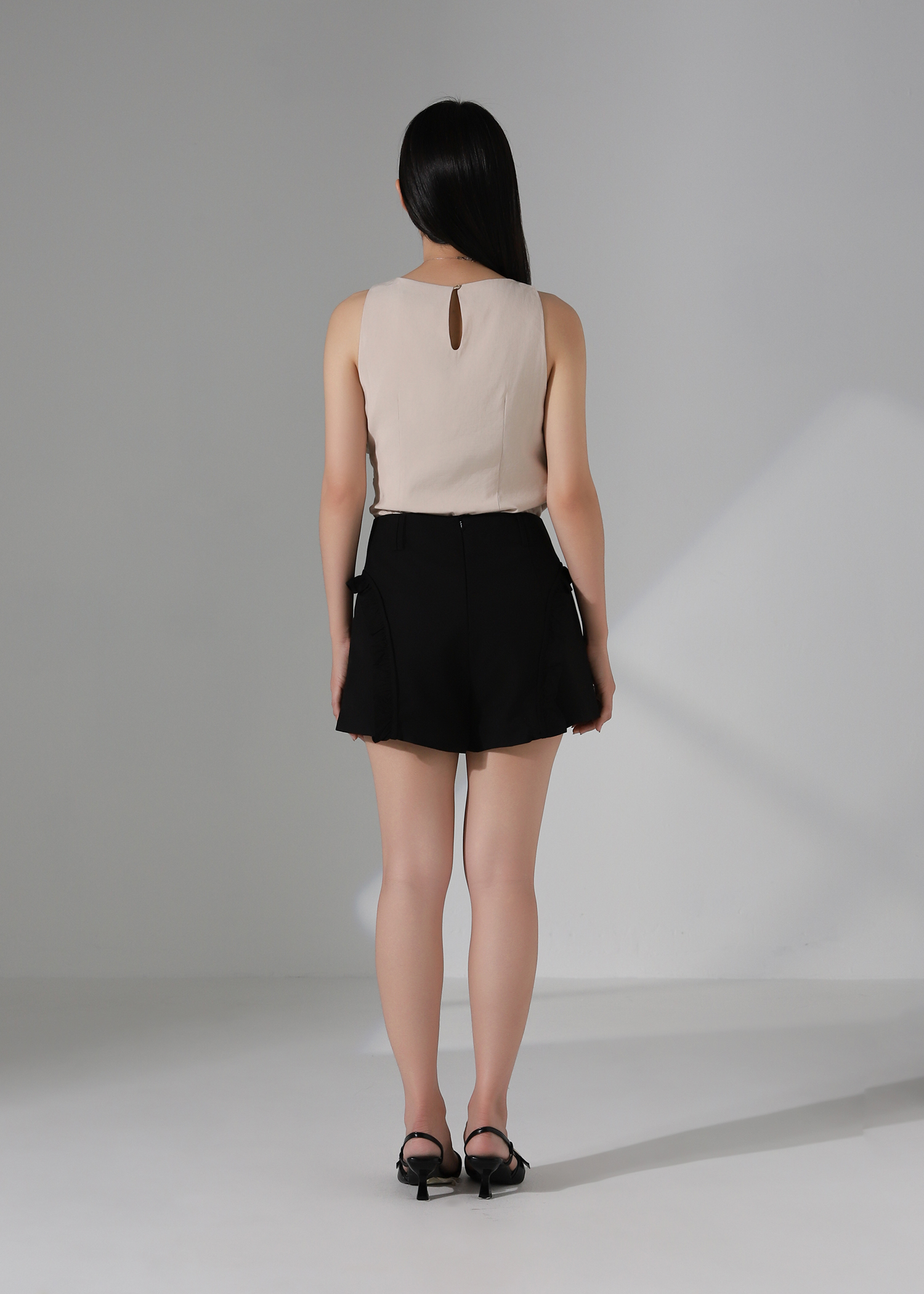 Elegant Pleated Top AC942