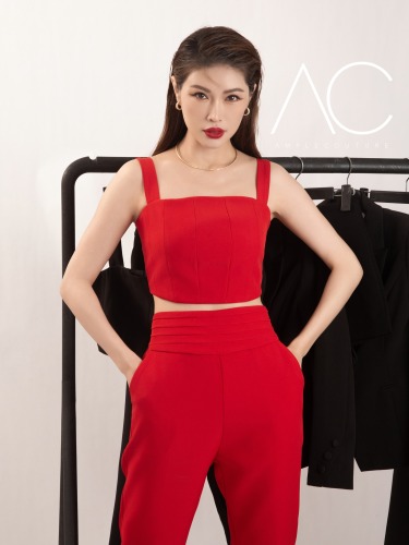 High Waist Side Pocket Long Pant ACX05