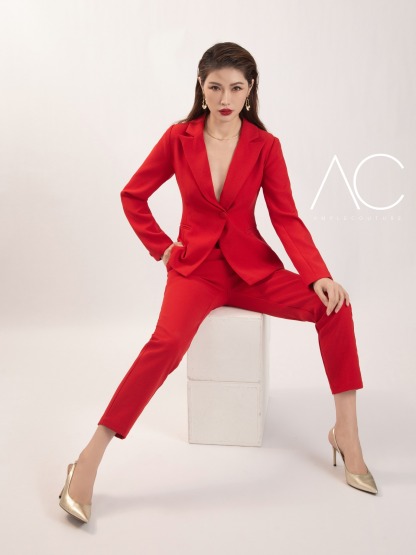 Long Sleeve Front Button Blazer ACX04