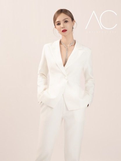 Long Sleeve Front Button Blazer ACX04