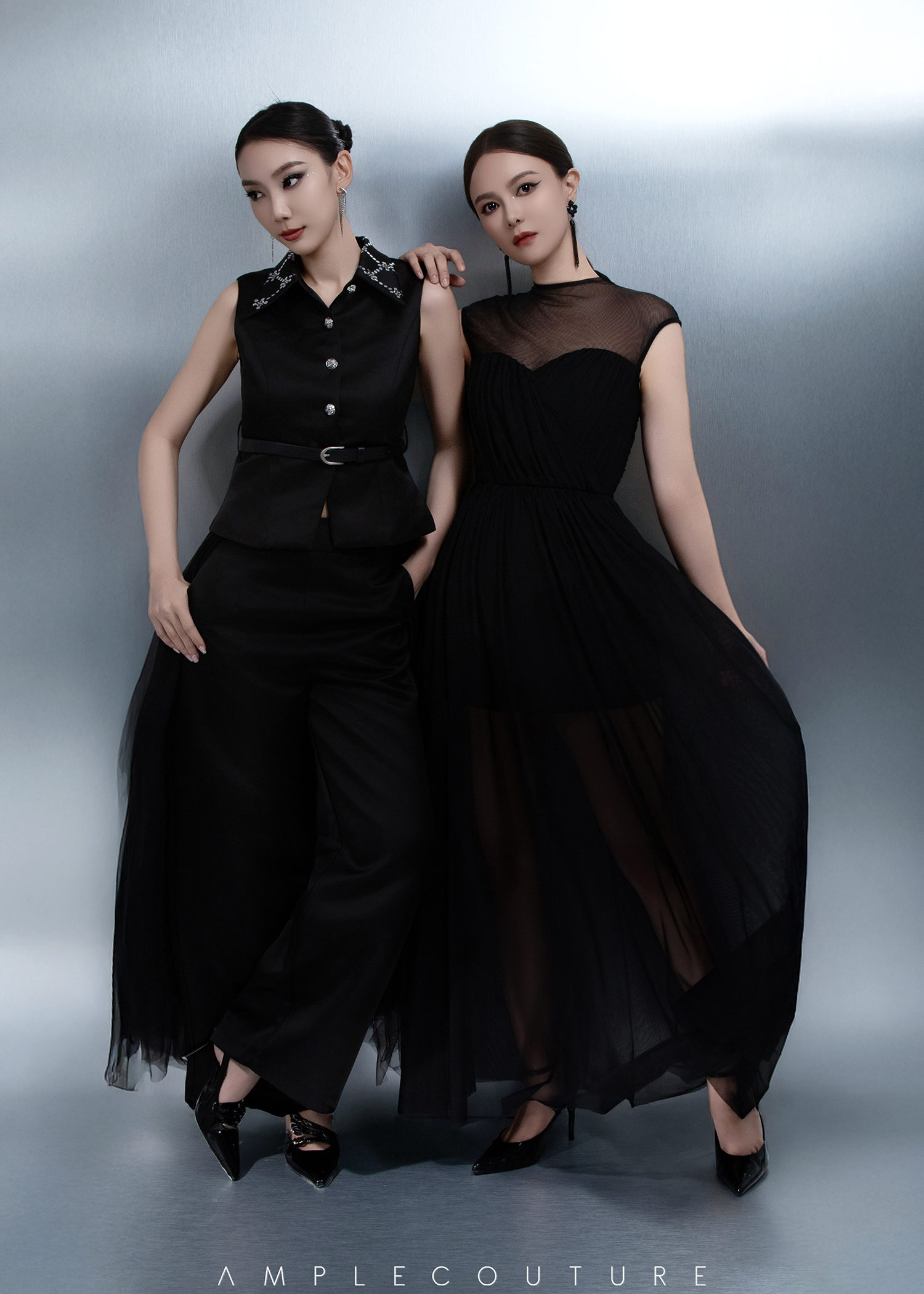 Elegant Wear Net Dress ACX14