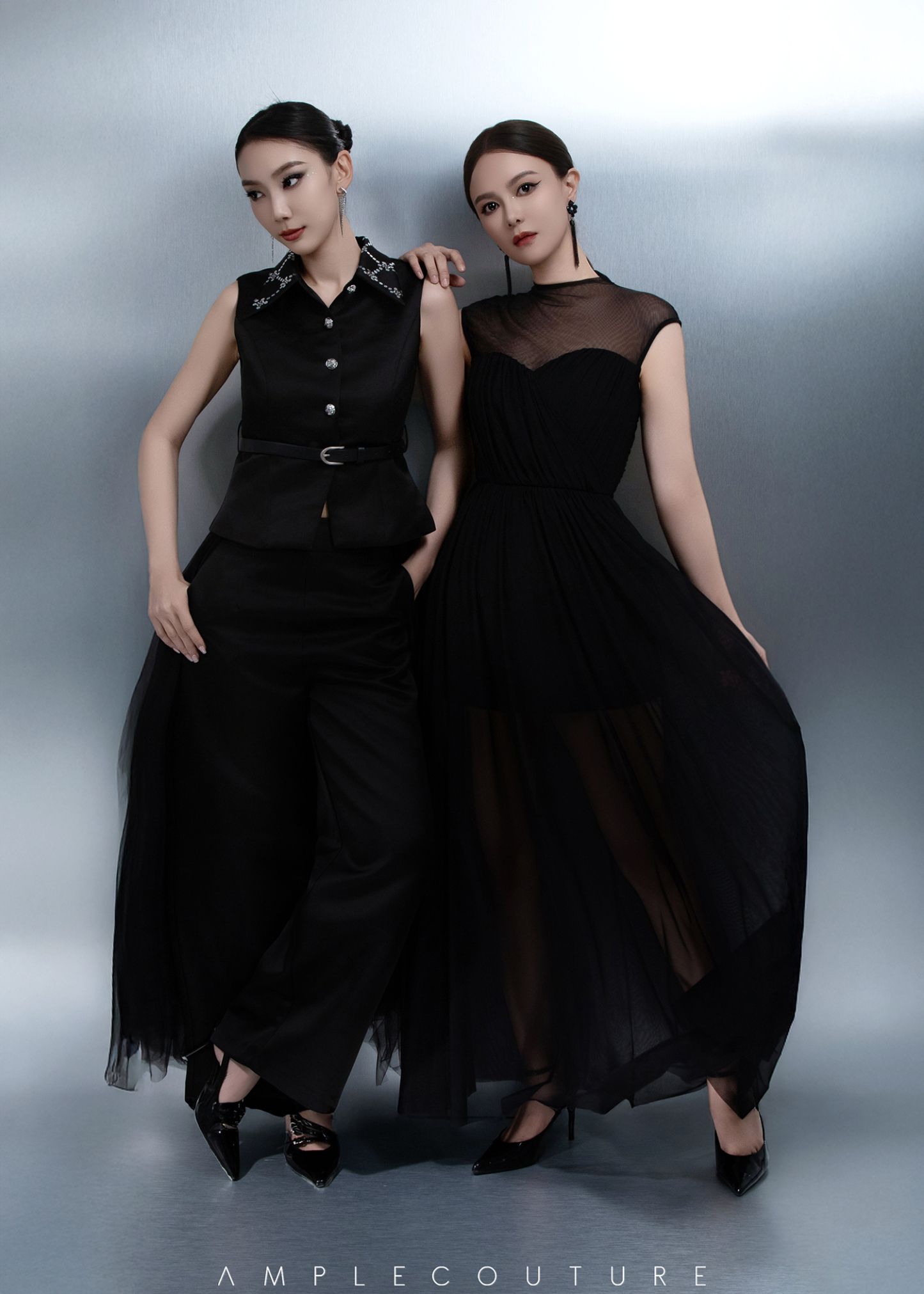 Elegant Wear Net Dress ACX14