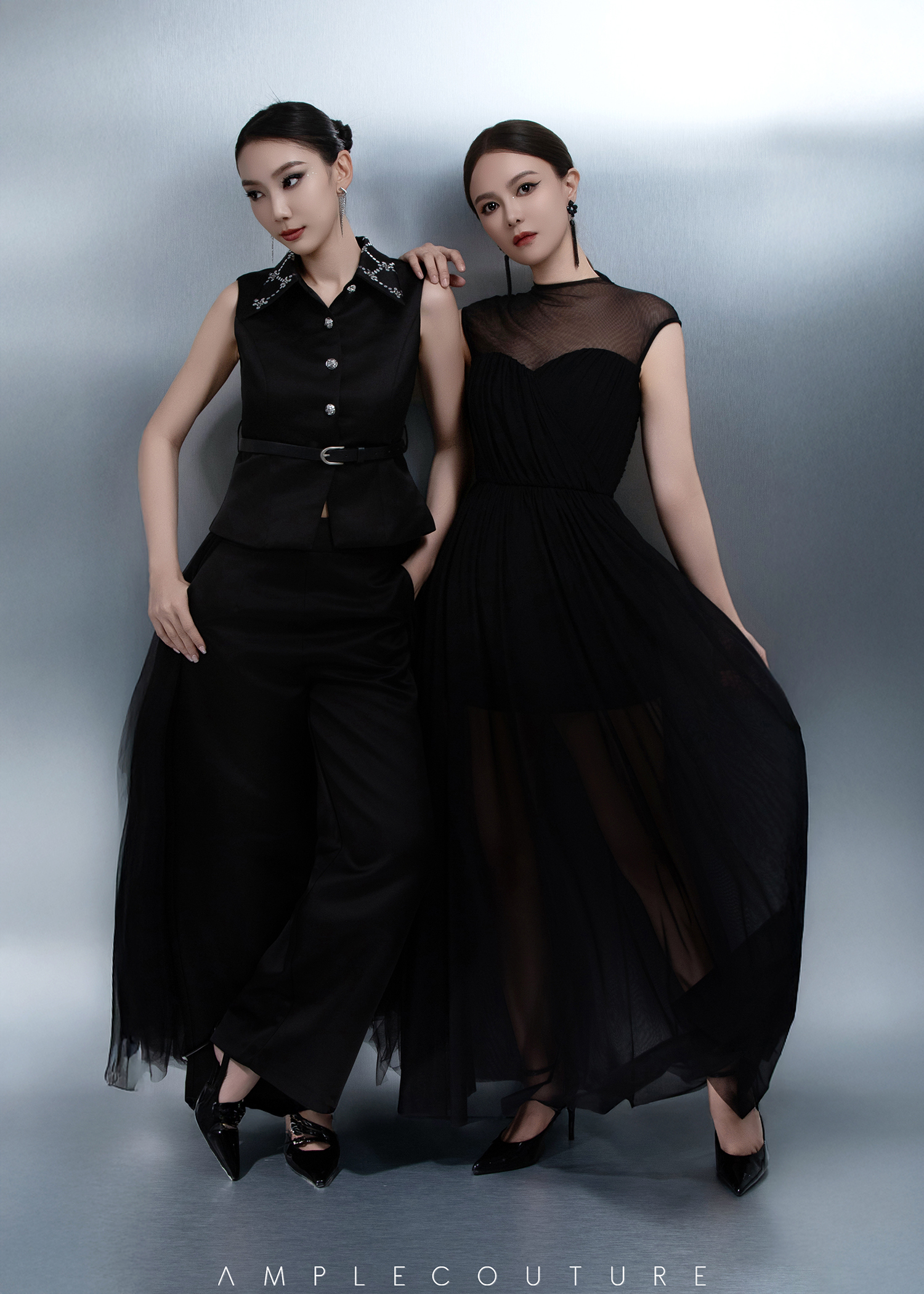 Elegant Wear Net Dress ACX14