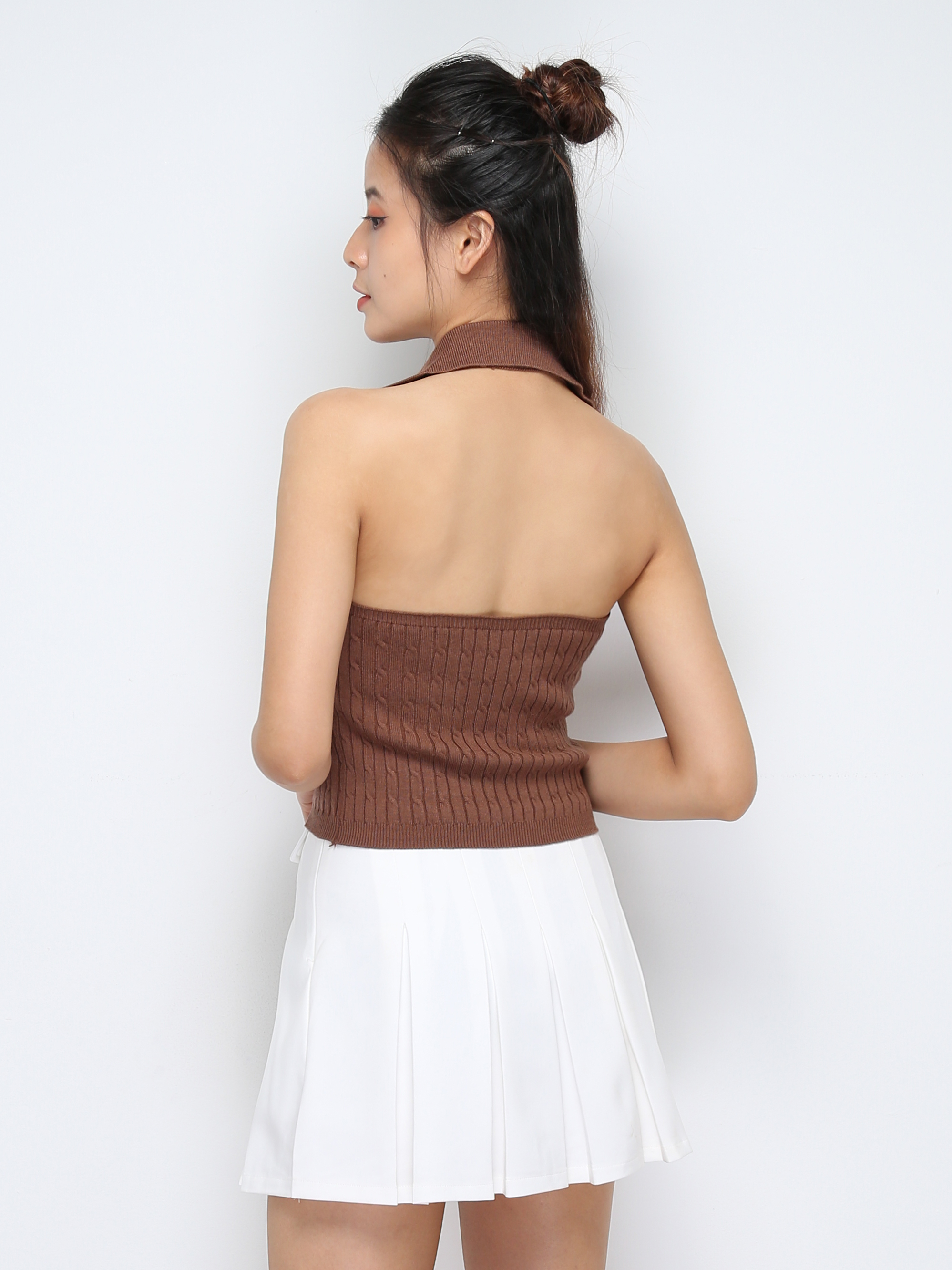 Knitted Halter Top 31362