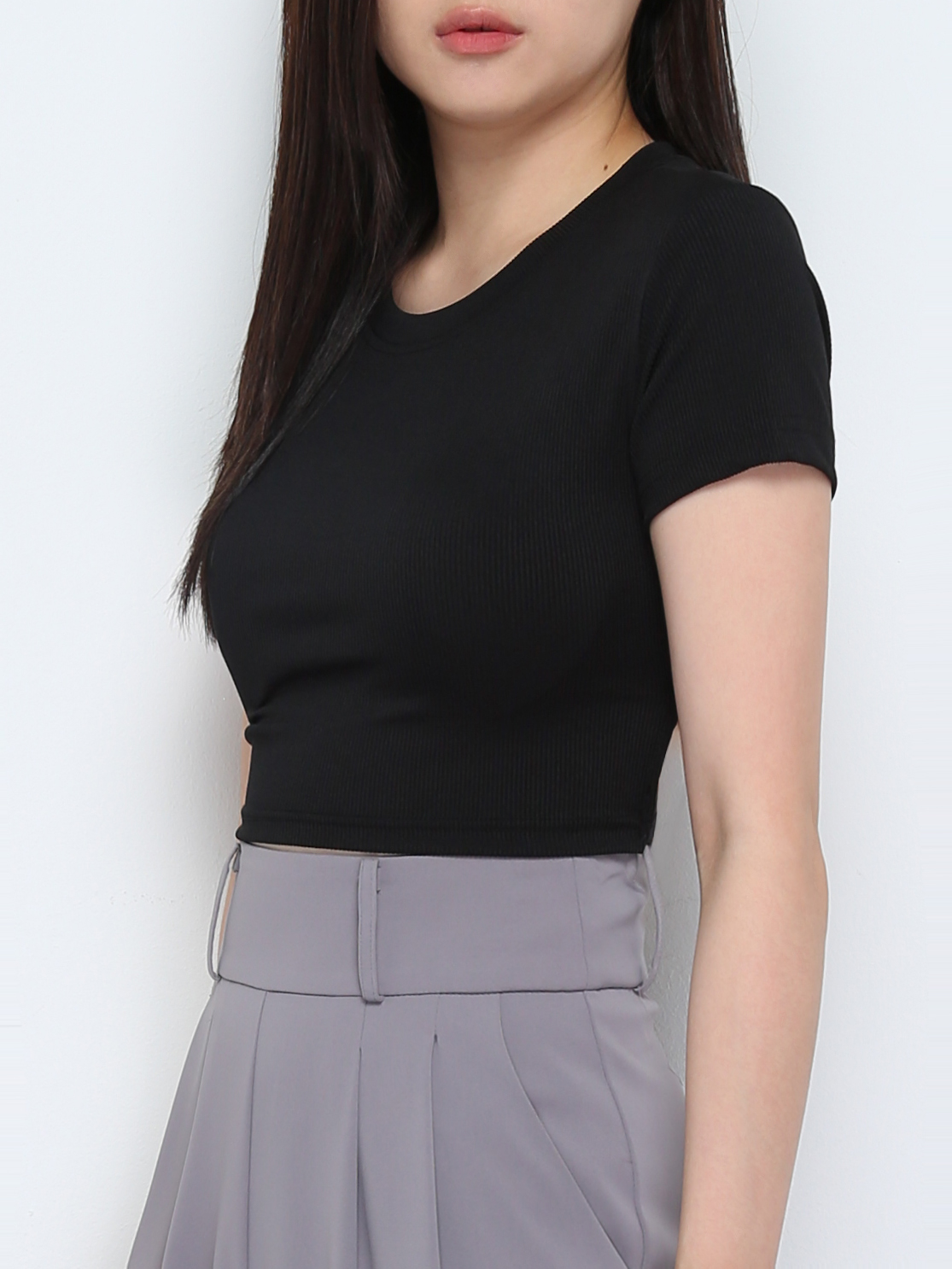 Plain Crop Top 30318