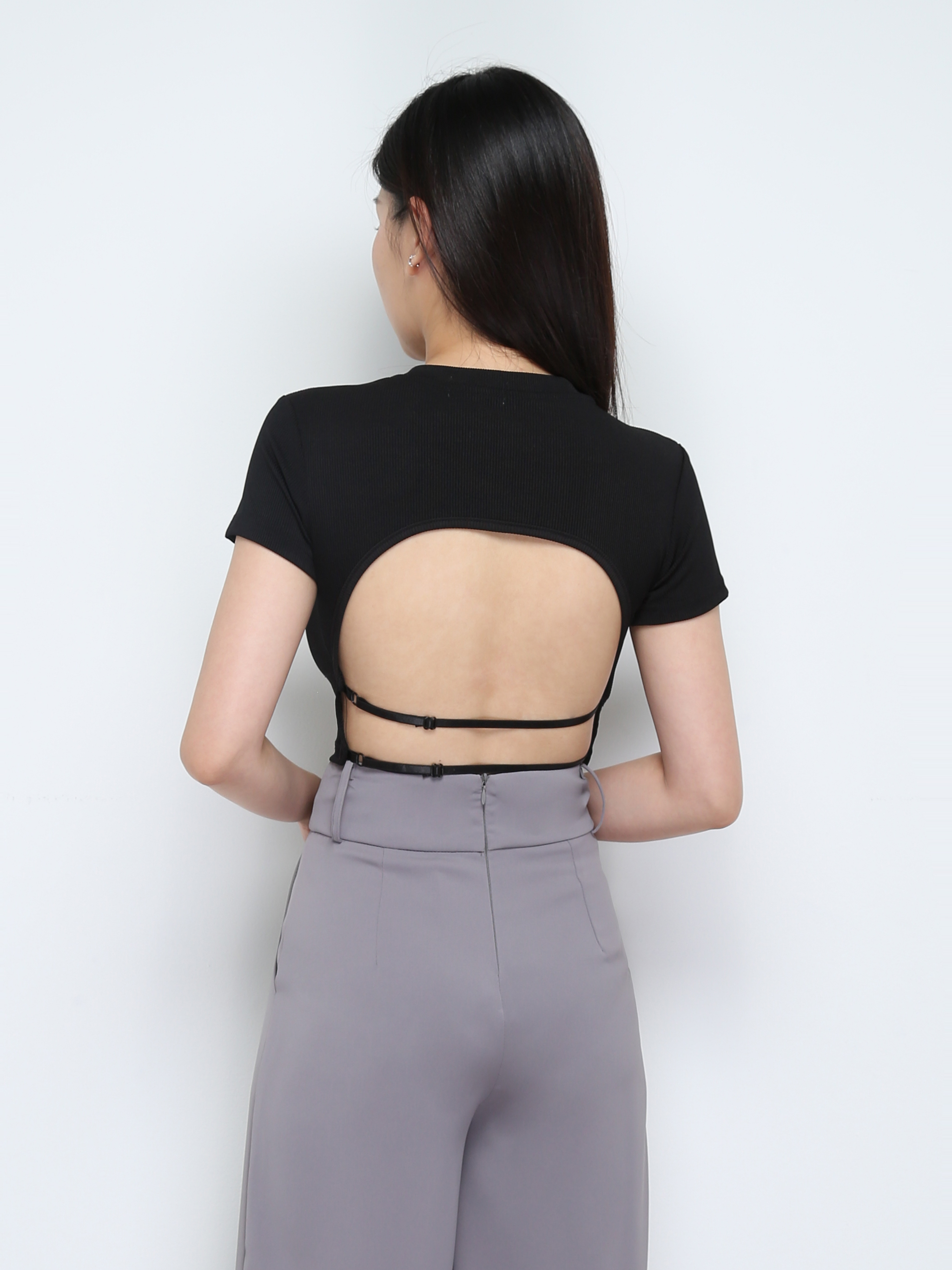 Plain Crop Top 30318