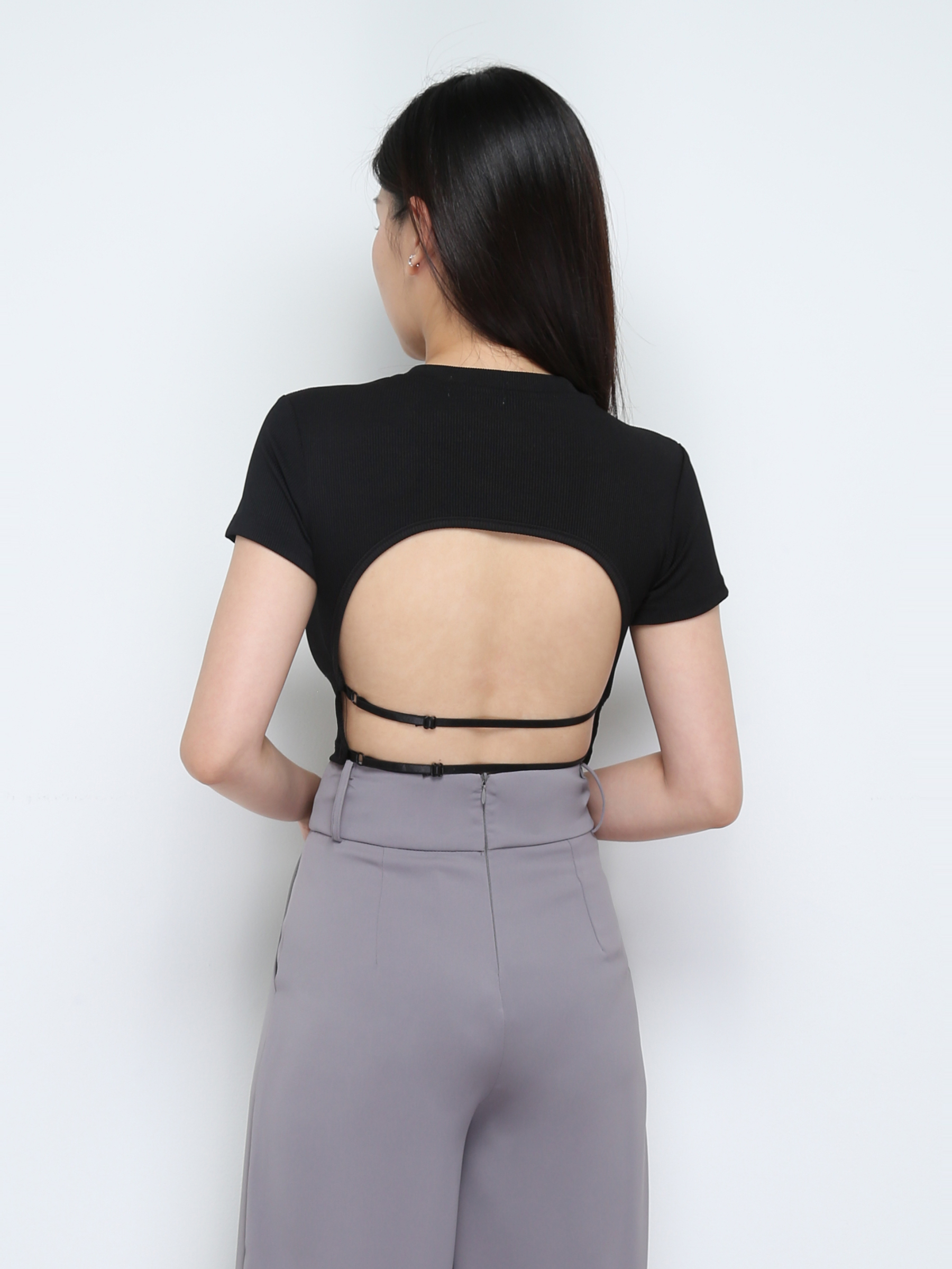 Plain Crop Top 30318