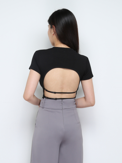 Plain Crop Top 30318