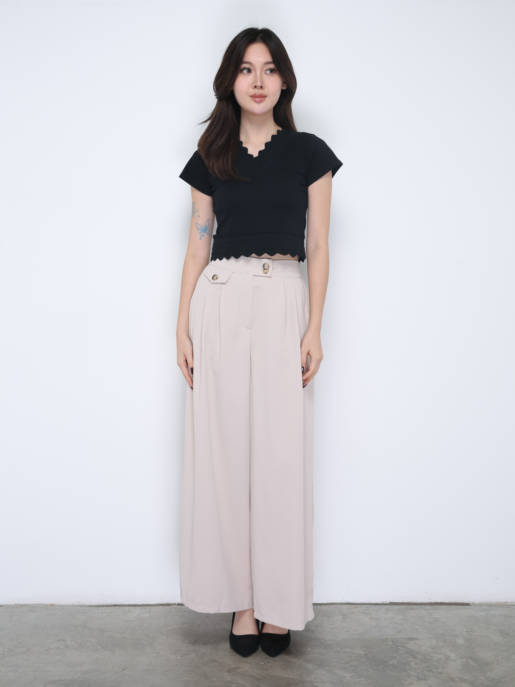 Formal Suit Wide Leg Long Pants 21626