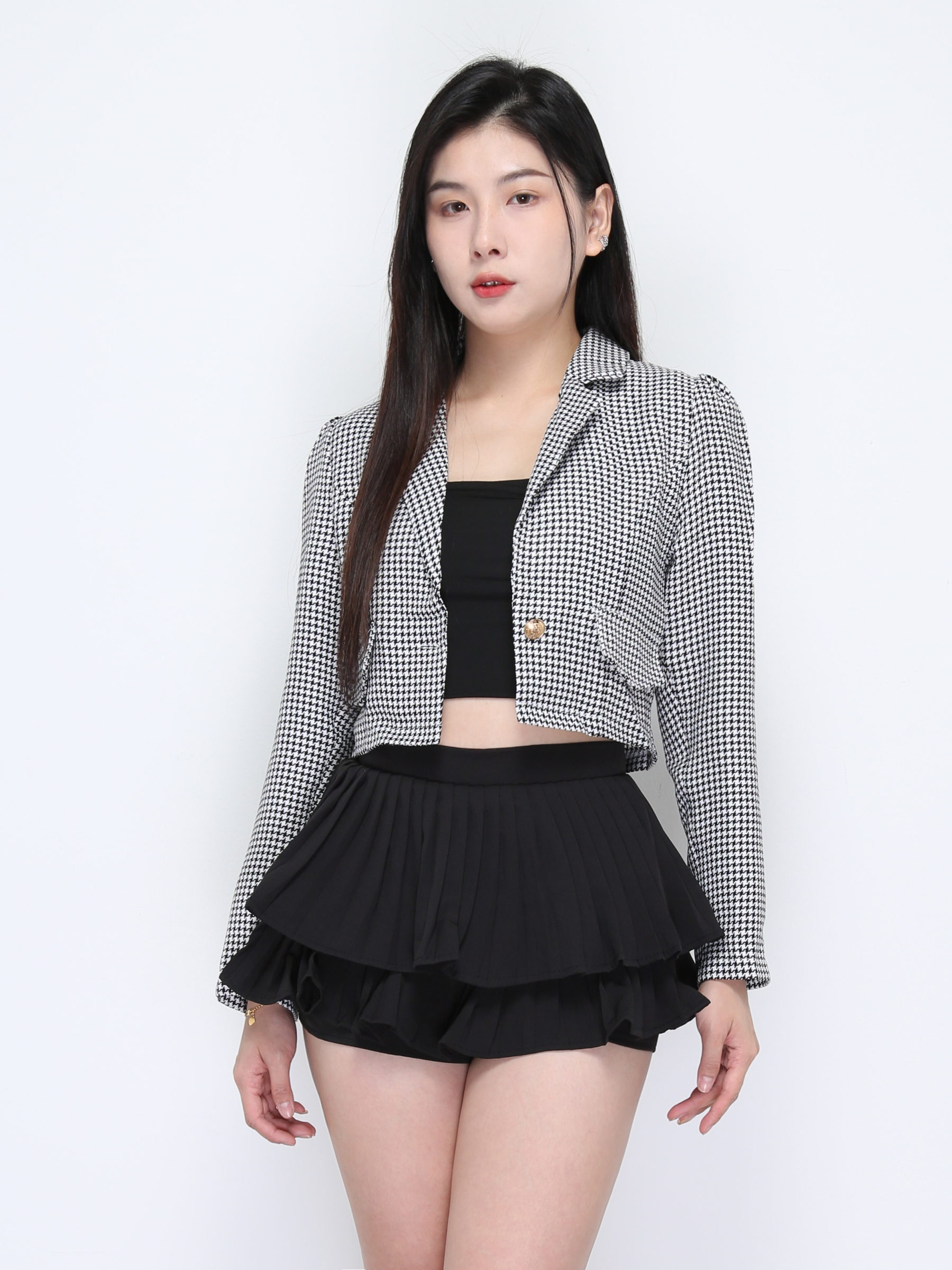 Long Sleeve Front Button Outerwear 34937