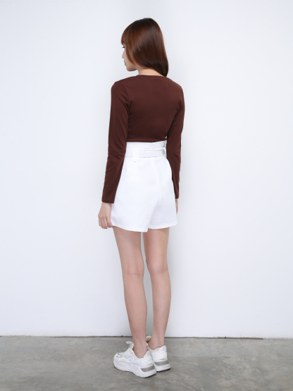 Long Sleeve Plain Top 21460