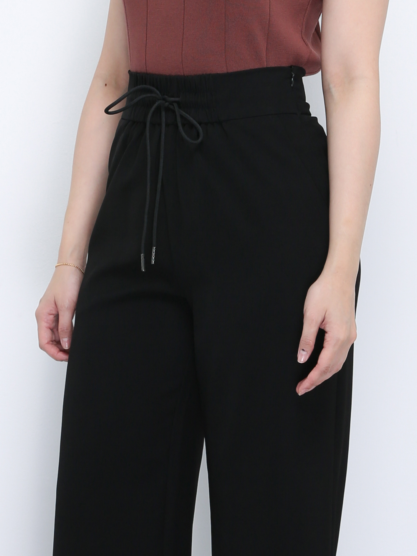 High Waist Front Pocket Long Pant DJ021